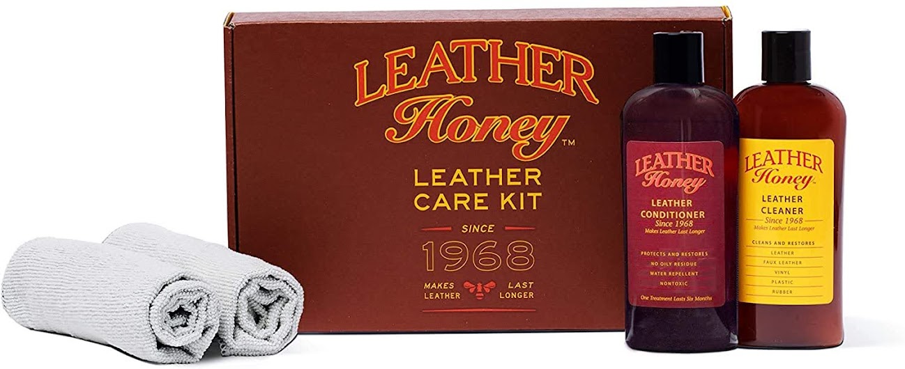 Credit Leather Honey For Large Leather Care Kit 3