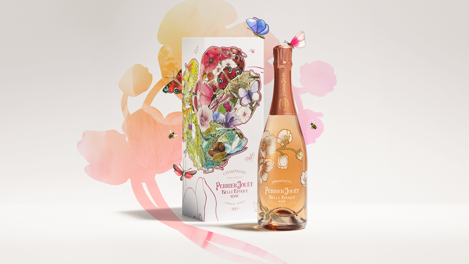 Perrier-Jouët’s Belle Epoque Rosé 2013 Limited Edition Gift Box for Valentine's Day