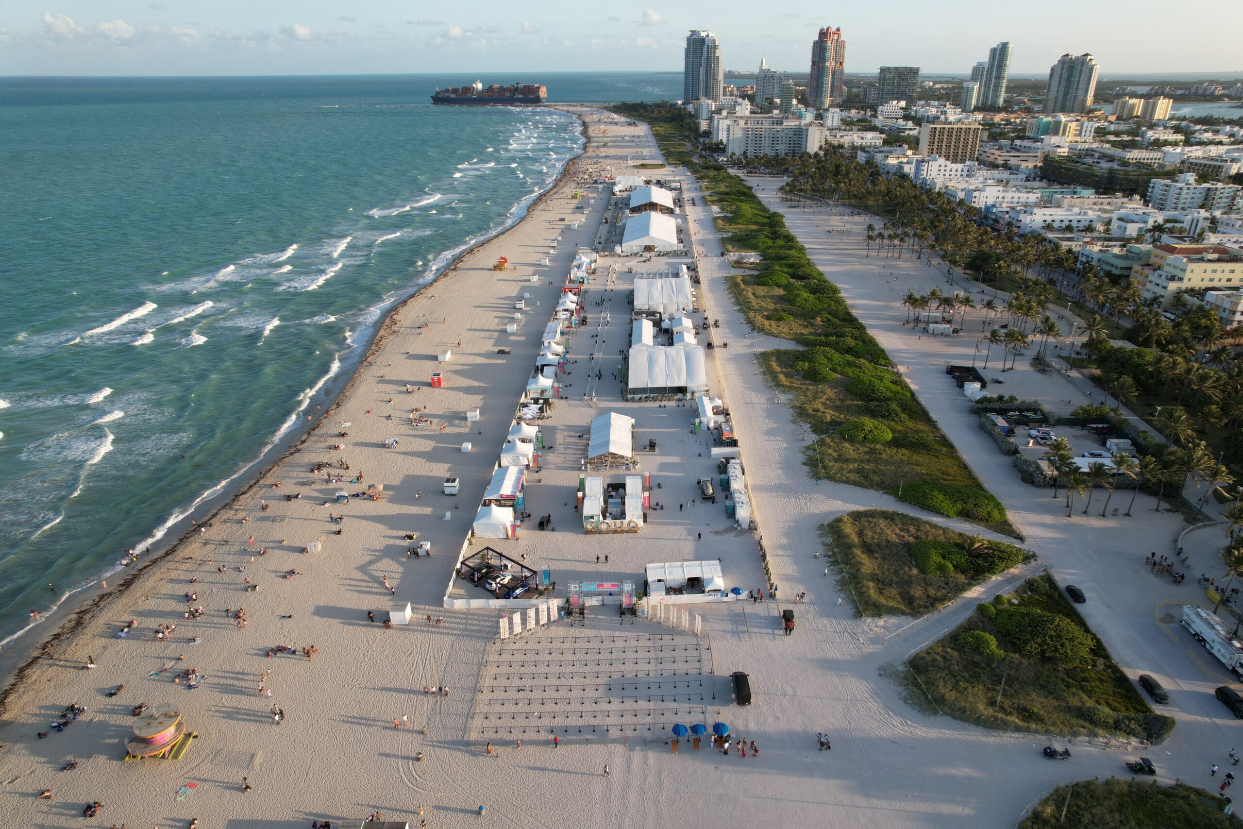 2023 South Beach Wine and Food Festival venue tents