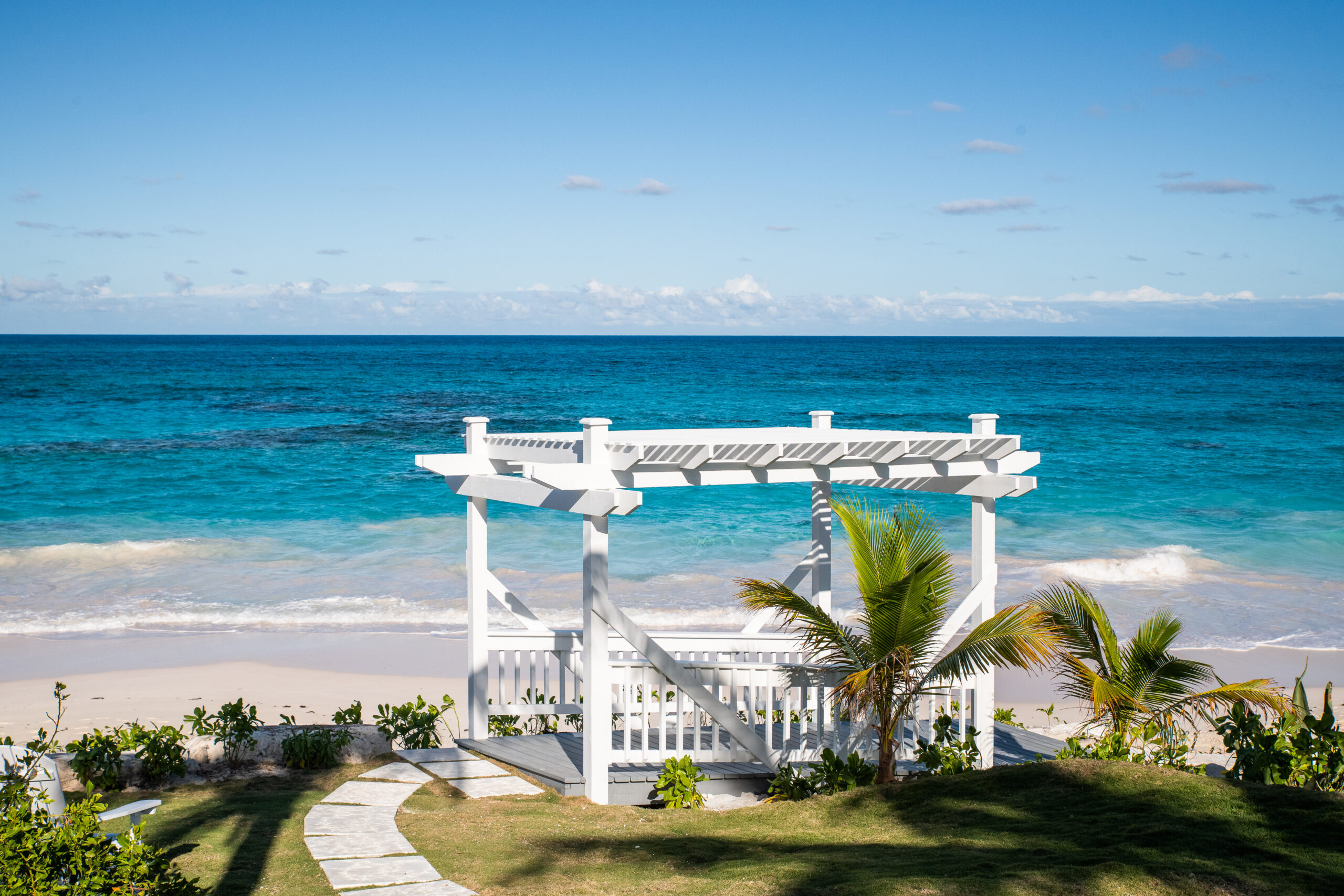 gazebo on the beach